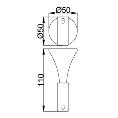 Крючок Webert Opera OA500401560 Черный