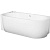 Акриловая ванна BelBagno BB11 170x75 L BB11-1700L Белая
