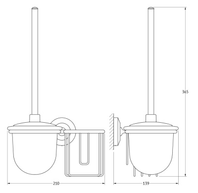 Держатель освежителя воздуха FBS Standard 059 Хром