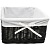 Корзина для белья WasserKRAFT Alme 30x30x18 WB-150-M Коричневая