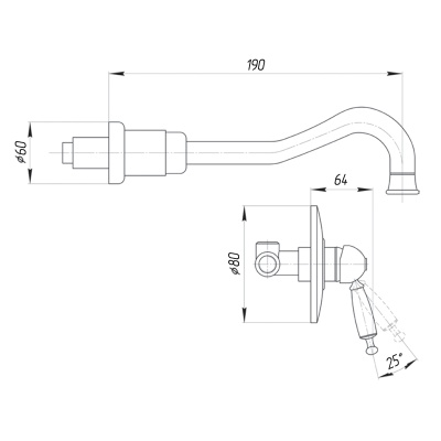 Смеситель для раковины Migliore Oxford ML.OXF-6345 Хром
