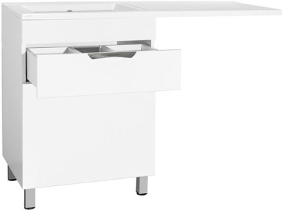 Тумба под раковину Style Line Жасмин 120 с 1 ящиком Белая
