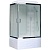 Душевая кабина Royal Bath BP 120х80 RB8120BP3-WC-CH-R с гидромассажем стекло матовое задняя стенка Белая