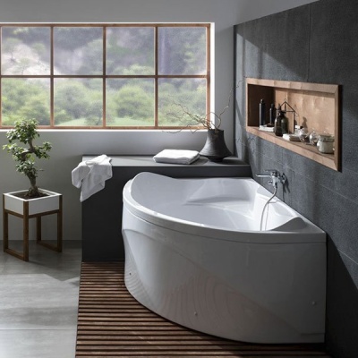 Акриловая ванна Aquanet Jamaica 160x100 без гидромассажа L