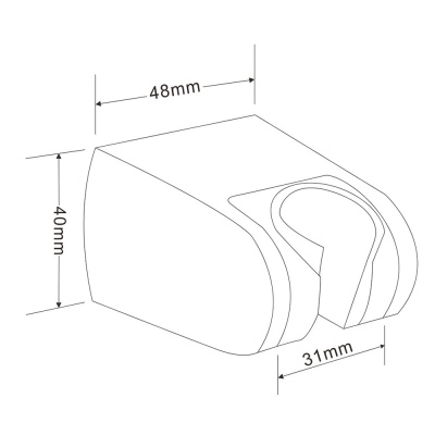 Держатель ручного душа Latuno L80020B Хром