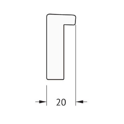 Зеркало Evoform Definite 136х46 Сталь
