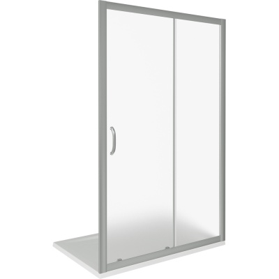 Душевая дверь в нишу Good Door Infinity WTW-140 140 профиль Хром стекло прозрачное