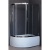 Душевой уголок Royal Bath RB-L-3001-3 120х80 без поддона профиль Хром стекло прозрачное