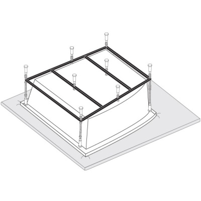 Каркас для ванны Vagnerplast Impossible 190x160 VPK190160