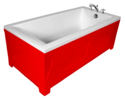 Ванна из искусственного камня Эстет Дельта 170x70 Белая