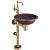 Раковина Bronze de Luxe 40 10108BR Медь Бронза