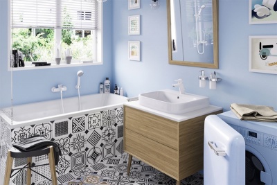 Смеситель для раковины Kludi Pure&Easy XL 372909165 Белый Хром