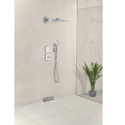 Верхний душ Hansgrohe Rainmarket Select 460 2jet 24005600 Черный хром