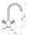 Смеситель для раковины Cezares Olimp LS2-M 01 Хром
