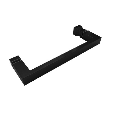 Душевая кабина Black&White Galaxy G8010 с гидромассажем профиль Черный задняя стенка Белая