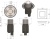 Душевой трап Berges Wasserhaus Platz Norma 150x150 090059 с решеткой Матовый хром