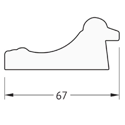 Зеркало Evoform Definite 86х66 Орех