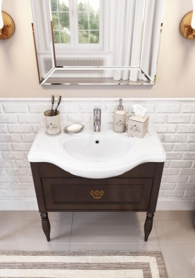 Тумба под раковину Roca America Evolution L 85 ZRU9302959 Дуб темный шоколад