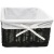 Корзина для белья WasserKRAFT Alme 30x30x18 WB-150-M Коричневая