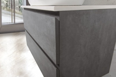 Тумба под раковину BelBagno Luce 100 LUCE-1000-2C-SO-PT подвесная Камень