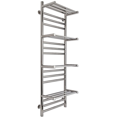 Электрический полотенцесушитель Laris Форум Кватро П16 120х50 с полкой Хром