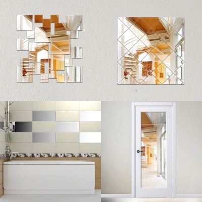 Зеркало Evoform Refractive 50х50 без подсветки