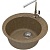Кухонная мойка Zett Lab Модель 6 51,5x51,5 T006Q009 Терракот