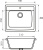 Кухонная мойка Mixline ML-GM15-310 525101 Серая