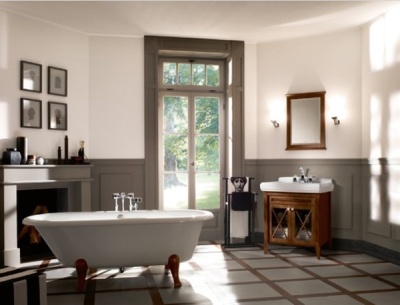 Тумба под раковину Villeroy&Boch Hommage 75 Орех Ярко белый