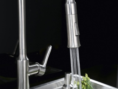 Смеситель для кухни BelBagno BB-LAM38-IN Нержавеющая сталь