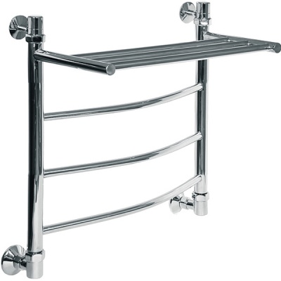 Водяной полотенцесушитель Ника Arc ЛД/ВП 50x40 с полкой Хром