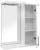 Зеркало со шкафом Mixline Мираж 60 R 524724 с подсветкой Белое