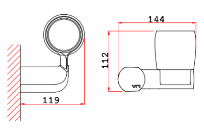 Стакан VRI Gondola HG800207 для зубных счеток