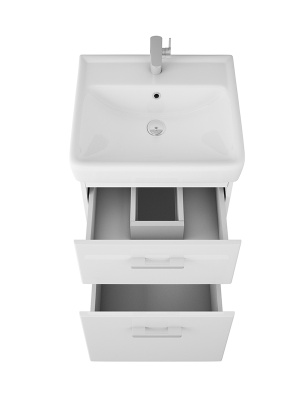 Тумба под раковину Alvaro Banos Valencia máximo 70 подвесная Белый лак