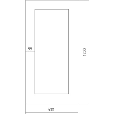 Зеркало Mixline Багет Нежность 60 525424 Бук с пескоструйным рисунком