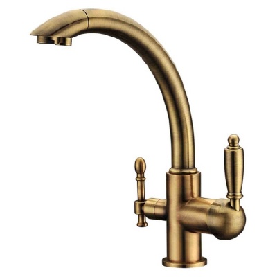 Смеситель для кухни ZorG Clean Water ZR 314 YF-33 BR Бронза