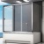 Шторка на ванну Good Door Screen WTW-120-G-CH 120 профиль Хром стекло матовое Шторка на ванну Good Door Screen WTW-120-G-CH 120 профиль Хром стекло матовое
