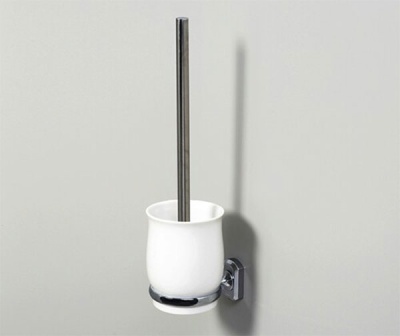 Ершик для унитаза WasserKRAFT K-24127 Хром Белый