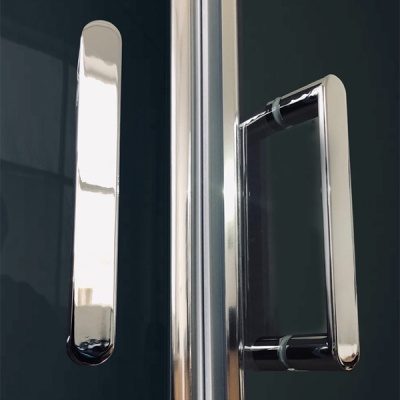 Душевая кабина Royal Bath ALP 150x100 RB150ALP-T-CH-R с гидромассажем стекло прозрачное задние стенки Белые