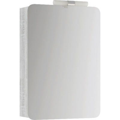 Зеркальный шкаф Aqwella Аликанте 50 Alic.04.05/Gray с подсветкой Дуб седой