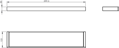 Полотенцедержатель Langberger 37501D Хром