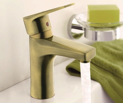 Смеситель для раковины Frap F1030-4 Бронза