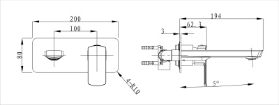 Смеситель для раковины Excellent Pride ARAC.4015CR Хром