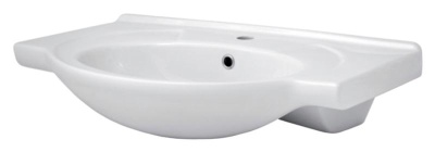 Тумба под раковину Style Line Олеандр 2 75 Люкс Белый глянец