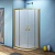 Душевой уголок Good Door Jazze R-80-G-BR 80x80 профиль Бронза стекло Grape