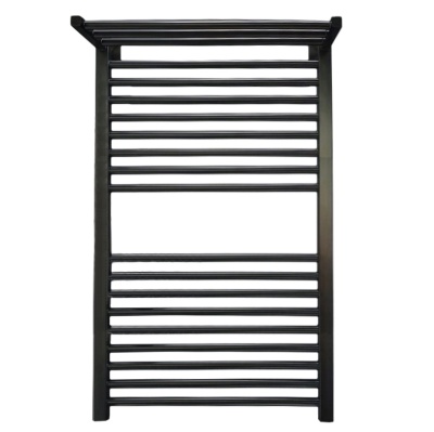 Электрический полотенцесушитель Ника Modern ЛМ 3 100x50 масляный с полкой Черный матовый 20 перекладин