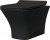 Унитаз Cerutti SPA 2615E Matt Black 7506 подвесной с сиденьем Микролифт