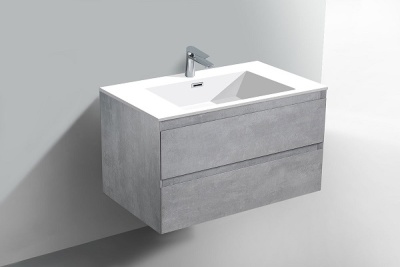 Тумба под раковину Vincea Luka VMC-1L800CT подвесная Cement