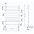 Водяной полотенцесушитель Secado Флоренция 4 50х100 Бронза