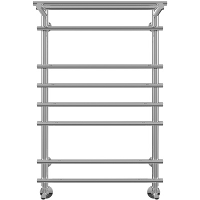 Водяной полотенцесушитель Terminus Ватра П8 500x796 4670030723246 с полкой Хром